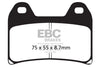 EBC Double-H sintered brake pads FA244HH front for BMW R nineT 2017 onwards high performance disc pads