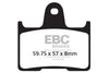 EBC Double H FA640HH sintered front brake pads for Harley-Davidson Iron 883 2014-2021