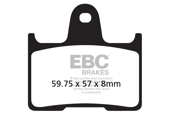 EBC Double H FA640HH sintered front brake pads for Harley-Davidson Iron 883 2014-2021