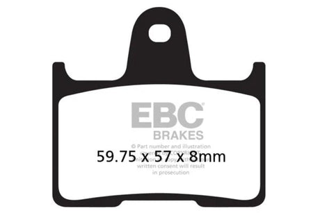 EBC Double H FA640HH sintered front brake pads for Harley-Davidson Iron 883 2014-2021