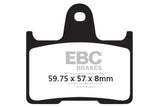 EBC Double-H Sintered Brake Pads Harley SuperLow FA640HH Front FA254HH Rear HH Rated High Performance Motorcycle Brake Pads