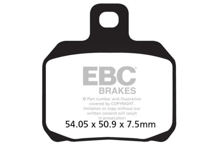 EBC Double-H Sintered Brake Pads Aprilia Tuono V4 FA447HH Front FA266HH Rear HH Rated High Performance Motorcycle Brake Pads