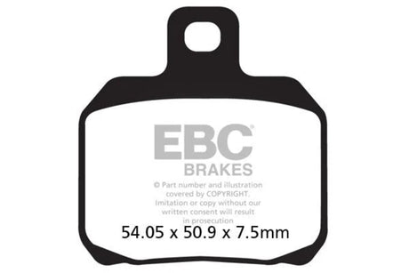 EBC Double-H Sintered Brake Pads Aprilia Tuono V4 FA447HH Front FA266HH Rear HH Rated High Performance Motorcycle Brake Pads