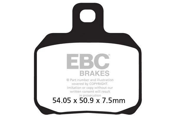 EBC Double H Sintered Brake Pads FA630HH FA266HH for Ducati Hyperstrada high performance motorcycle brake pads