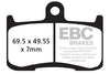 EBC Double-H Sintered Brake Pads Kawasaki Z800 FA347HH Front FA140HH Rear HH Rated High Performance Motorcycle Brake Pads