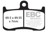 EBC Double-H Sintered Brake Pads Triumph Street Triple Daytona FA347HH Front FA213HH Rear HH Rated High Performance Motorcycle Brake Pads