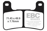 EBC Double-H Sintered Brake Pads Kawasaki Ninja 1000 FA379HH Front FA192HH Rear HH Rated High Performance Motorcycle Brake Pads
