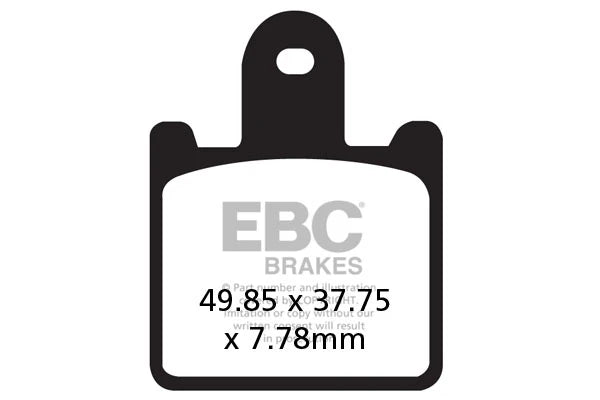 EBC Double-H Sintered Brake Pads Kawasaki Z1000 FA417/4HH FA379HH Front FA192HH Rear HH Rated High Performance Motorcycle Brake Pads