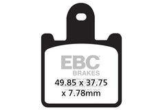 EBC Double-H Sintered Brake Pads Kawasaki ZX-6R FA417/4HH Front FA192HH Rear HH Rated High Performance Motorcycle Brake Pads