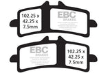 EBC Double-H Sintered Brake Pads Ducati Panigale V4 FA447HH Front FA266HH Rear HH Rated High Performance Motorcycle Brake Pads