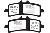 EBC Double H FA447HH sintered front brake pads for Triumph Speed Triple 1050