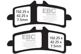 EBC Double-H Sintered Brake Pads Aprilia RSV4 FA447HH Front FA266HH Rear HH Rated High Performance Motorcycle Brake Pads