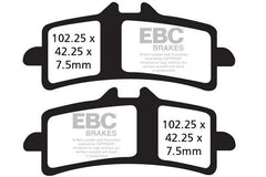 EBC Double-H Sintered Brake Pads Aprilia RSV4 FA447HH Front FA266HH Rear HH Rated High Performance Motorcycle Brake Pads