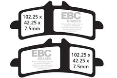 EBC Double H FA447HH sintered front brake pads for Triumph Speed Triple 1050