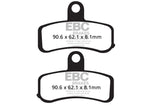 EBC Double-H Sintered Brake Pads Harley Softail Classic FA457HH Front FA458HH Rear HH Rated High Performance Motorcycle Brake Pads