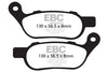 EBC Double-H Sintered Brake Pads Harley Softail Classic FA457HH Front FA458HH Rear HH Rated High Performance Motorcycle Brake Pads