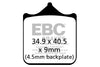 EBC Double H FA214-2HH sintered rear brake pads for Triumph Speed Triple 1050