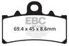 EBC Double-H Sintered Brake Pads KTM Duke 390 FA606HH Front FA213HH Rear HH Rated High Performance Motorcycle Brake Pads