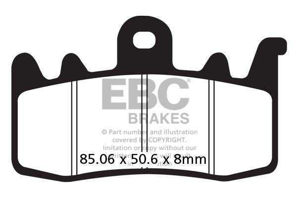 EBC Double-H sintered brake pads FA630HH front FA209/2HH rear for BMW R1200GS Rallye LC high performance disc pads
