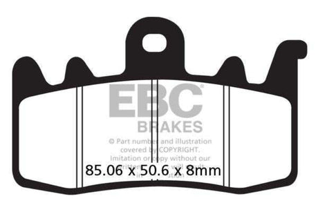 EBC Double-H Sintered Brake Pads Ducati Scrambler 1100 FA630HH Front FA213HH Rear HH Rated High Performance Motorcycle Brake Pads