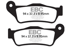 EBC Double-H Sintered Brake Pads Harley Street Rod XG750A FA209/2HH Front FA643HH Rear HH Rated High Performance Motorcycle Brake Pads