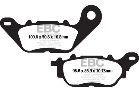 EBC Double H FA663HH sintered front brake pads for Yamaha R3 2015 onwards