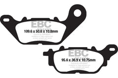 EBC Double-H Sintered Brake Pads Yamaha R3 FA663HH Front FA662HH Rear HH Rated High Performance Motorcycle Brake Pads