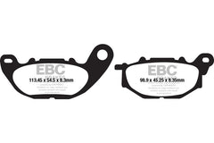 EBC Double-H Sintered Brake Pads Yamaha R3 FA663HH Front FA662HH Rear HH Rated High Performance Motorcycle Brake Pads