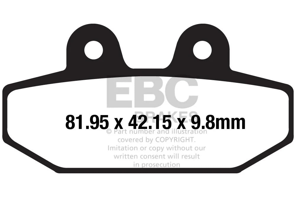 EBC Double-H Sintered Brake Pads Harley Softail Fat Boy FA296HH Front FA710HH Rear HH Rated High Performance Motorcycle Brake Pads