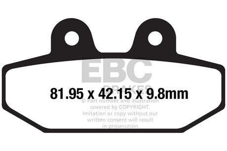 EBC Double-H Sintered Brake Pads Harley Softail Fat Boy FA296HH Front FA710HH Rear HH Rated High Performance Motorcycle Brake Pads
