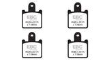 EBC Double-H Sintered Brake Pads Kawasaki Z1000 FA417/4HH FA379HH Front FA192HH Rear HH Rated High Performance Motorcycle Brake Pads