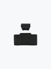 Legundary Custom Fort Knox Series TC 45L Aluminium Top Box with Backrest Pad Black Silver Motorcycle Storage Case