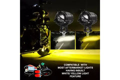 FOG LIGHT WIRING KIT FOR DUAL COLOR AUXILIARY LIGHTS FOR MOTORCYCLES | BASIC VERSION