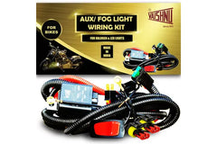 FOG LIGHT WIRING HARNESS FOR SINGLE COLOR AUXILIARY LIGHTS FOR MOTORCYCLES | BASIC VERSION