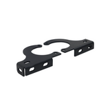 MotoCare fog light clamp mounted on Hero XPulse 210 for auxiliary lighting setup