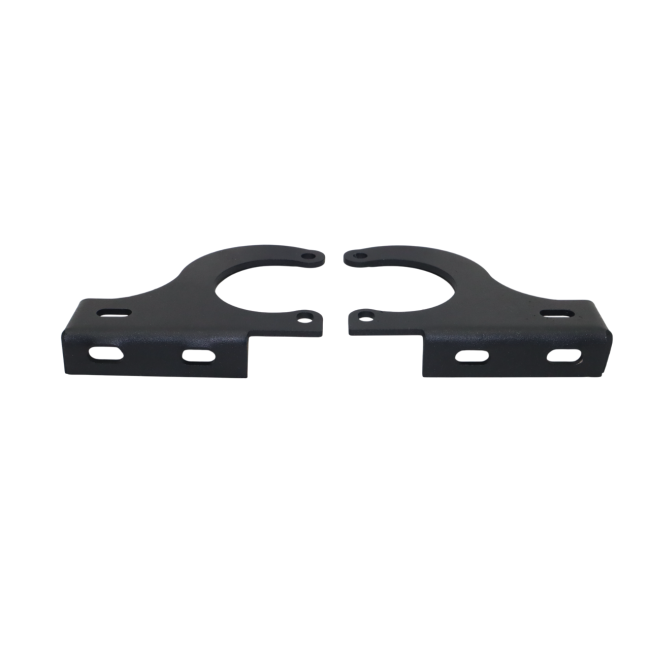 MotoCare fog light clamp mounted on Hero XPulse 210 for auxiliary lighting setup