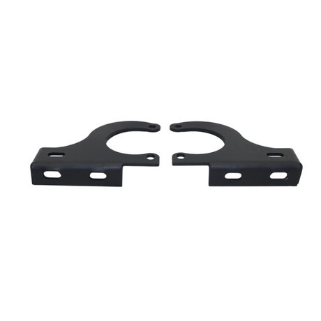MotoCare fog light clamp mounted on Hero XPulse 210 for auxiliary lighting setup