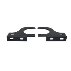 MotoCare fog light clamp mounted on Hero XPulse 210 for auxiliary lighting setup