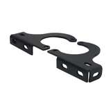 MotoCare fog light clamp mounted on Hero XPulse 210 for auxiliary lighting setup