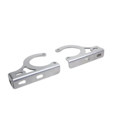 MotoCare Silver Fog Light Clamp for Royal Enfield Scram 440