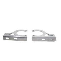 MotoCare Silver Fog Light Clamp for Royal Enfield Scram 440