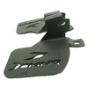 Motocare Dominar 400 heavy duty non-slip footrest installed on Bajaj Dominar 400 motorcycle for improved riding comfort and stability
