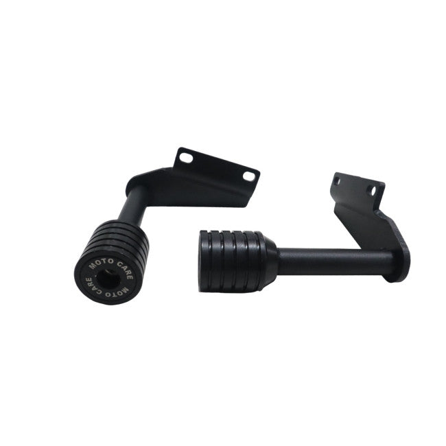 MotoCare frame sliders installed on Bajaj Pulsar RS200