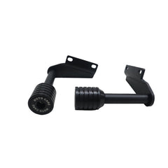 MotoCare frame sliders installed on Bajaj Pulsar RS200