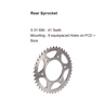 Rolon Brass Chain and Sprocket Kit for Yamaha FZ-S V2 150cc 14T 41T 128 Links