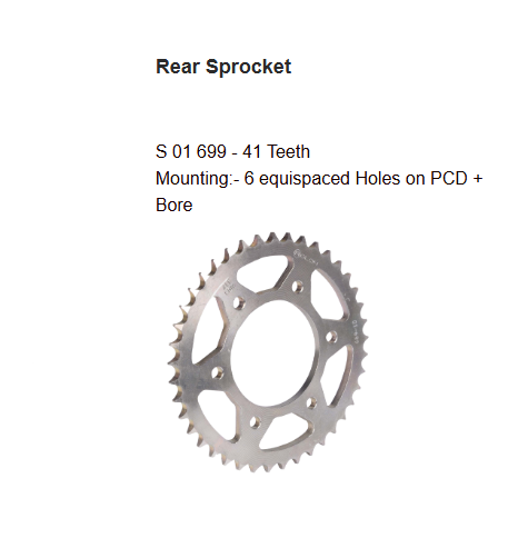Rolon Brass Chain and Sprocket Kit for Yamaha FZ-S V2 150cc 14T 41T 128 Links