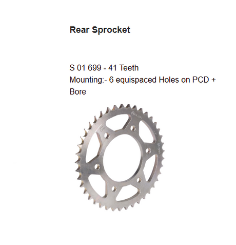 Rolon Brass Chain and Sprocket Kit for Yamaha FZ-S V2 150cc 14T 41T 128 Links