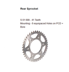 Rolon Brass Chain and Sprocket Kit for Yamaha FZ-S V2 150cc 14T 41T 128 Links
