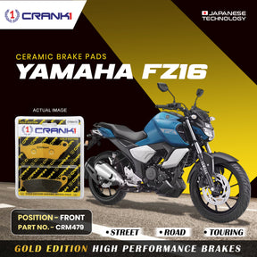 CRANK1 Ceramic Front Brake Pads for Yamaha FZ16 CRM479