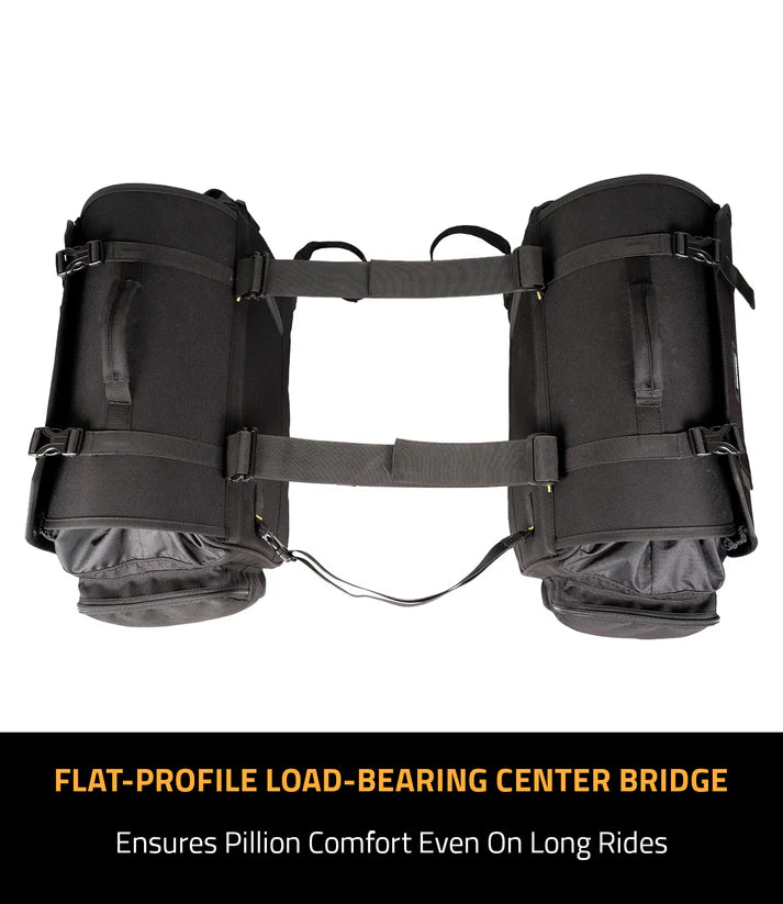 CRAMSTER Stallion 60L stormproof motorcycle saddlebags
